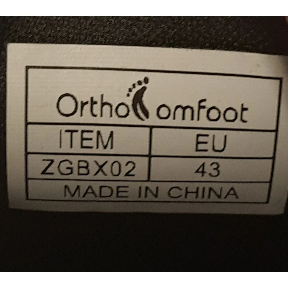 Ortho Comfoot Men's Slip On‎ Loafers/Shoes Gray Stability/Cushioning 10